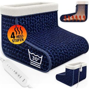 MONZANA Voetenwarmer - Elektrisch 4 Temperatuurstanden Timer - Blauw