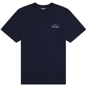 Wrangler Graphic T-Shirt - Navy Blue - Maat S