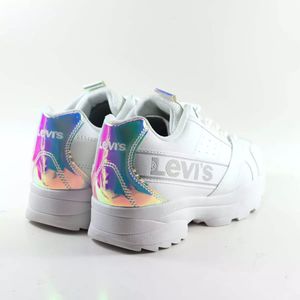 Levi's Soho Trainer Junior Girls sneakers - wit maat 31 – Comfortabel leren bovenwerk met slip-on gemak