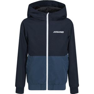 JACK & JONES JUNIOR Zomerjas JJERUSH met Tekst Donkerblauw