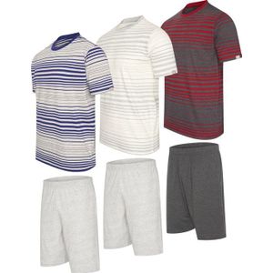 Cappucino Italia - Venezia Pyjama short Rood XL