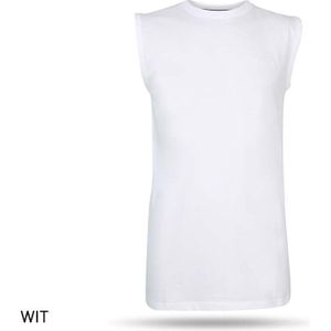 Pierre Cardin Paris Mouwloos T-shirt – Wit – XXL | Tijdloze Stijl & Comfort