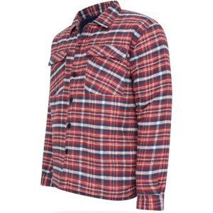 Soulstar Woodsman Houthakkers Shirt – Gevoerd – Rood – Maat XXL – Comfortabel en Warm