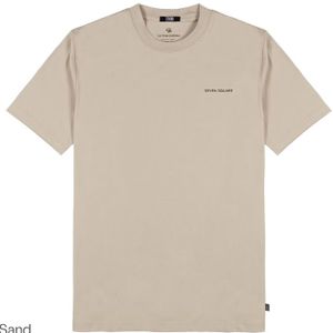 7Square Sky T-Shirt Heren – Maat M – Kleur Beach Sand | Zacht, Ademend & Vormvast