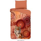 Dekbedovertrek - Wit - Katoen - Enkelzijdig Bedrukt