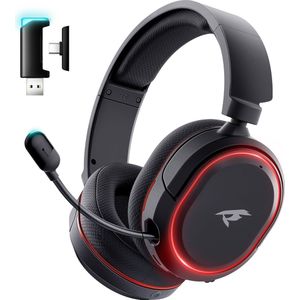 Valorise UG-08S Draadloze Gaming headset 2.4Ghz Zwart/Rood