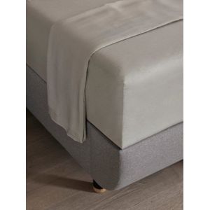 Home by TEMPUR® Hoeslaken - Nature – 90 x 200 x 30 cm – Zijdezacht Bamboe – Hoeslaken Strijkvrij – Geschikt voor Droger