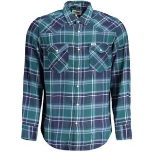 Wrangler - Flanellen Western Overhemd - Groen - Katoen