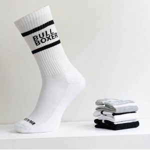 Bullboxer - 3x paar Sokken - Mannen - Wit - Zwart - Grijs - maat 39-42