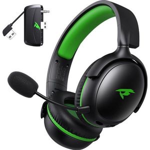 Kofire XG One Draadloze Gaming Headset - Zwart Groen - Met Microfoon