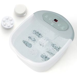 Coast voetmassage apparaat voetbadbadbad met verwijderbare pedicure steen 1 uur automatische uitschakelen grijs
