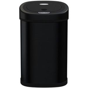Avalo Prullenbak met Sensor 50L - RVS Zwart - Soft Close / Vingerafdrukvrij / Hygiënisch - Vuilnisbak