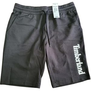 Timberland - 3XL - YC Script Fleece Korte Broek - Heren - Zwart