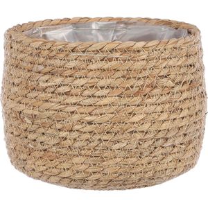 Mica Decorations - Jorck - Plantenmand - Bruin - Zeegras - Ø18 cm