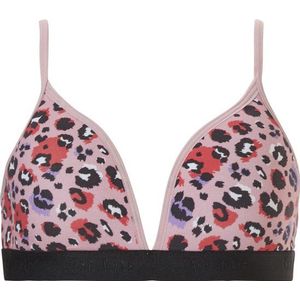 ten Cate - Voorgevormde BH Top - Leopard Pink - Meisjes