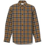 Timberland - Plaid Regular Fit Overhemd - Bruin - 100% Katoen