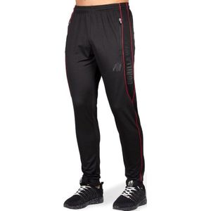 Gorilla Wear Branson Trainingsbroek - Zwart/Rood - M