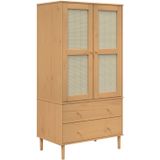 vidaXL-Kledingkast-SENJA-90x55x175-cm-rattan-look-grenenhout-bruin