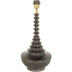 Steinhauer tafellamp Bois - zwart - hout - 3677ZW