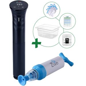 Pakket - Ziva Savant + Handvacuümpomp + 12 liter watercontainer + Ziploc Mix