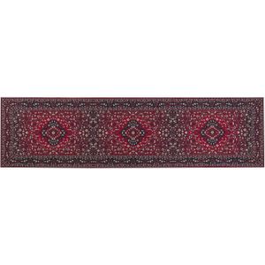 VADKADAM - Laagpolig vloerkleed - Rood - 80 x 300 cm - Polyester