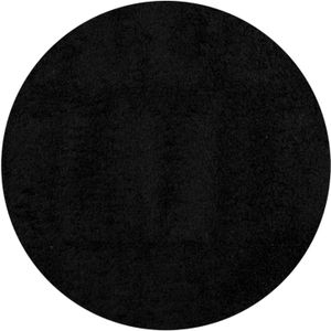 vidaXL-Vloerkleed-PAMPLONA-shaggy-hoogpolig-modern-Ø-280-cm-zwart