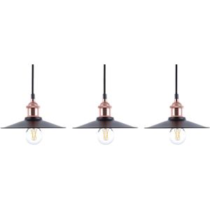Beliani SWIFT - Hanglamp-Zwart-Metaal