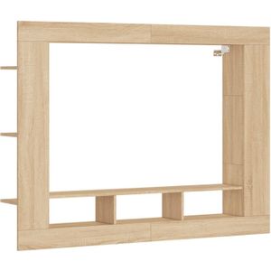 vidaXL-Tv-meubel-152x22x113-cm-bewerkt-hout-sonoma-eikenkleurig