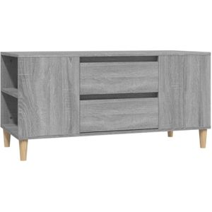 vidaXL-Tv-meubel-102x44,5x50-cm-bewerkt-hout-grijs-sonoma-eikenkleurig