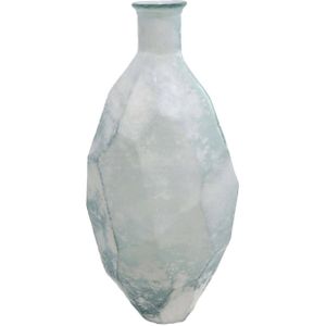 DKNC - Vaas Cappadocie - Gerecycled glas - 29x29x59cm - Wit