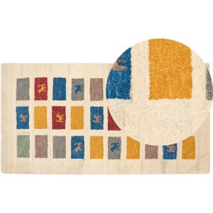MURATLI - Modern vloerkleed - Multicolor - 80 x 150 cm - Wol