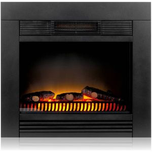 Classic Fire Elektrische Sfeerhaard Chicago - Inbouw Openhaard - 1800w - Realistisch Vlammen Effect - Zwart