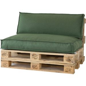 2L Home & Garden Palletkussenset Metro Lounge Olijf - 2 delige set