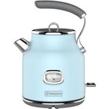 Westinghouse Waterkoker Retro Collections - 2200 W - blauw - 1.7 liter - WKWKH148BU