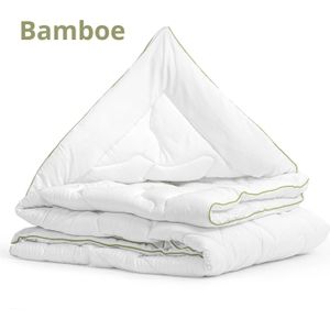 Luxe Bamboe Dekbed All Season Tweepersoons 200x220 cm - Anti Allergisch - Anti Huisstofmijt - Ventilerend & Absorberend