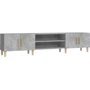 vidaXL-Tv-meubel-180x31,5x40-cm-bewerkt-hout-betongrijs