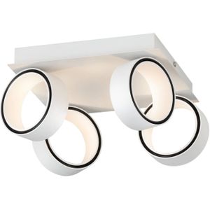 EGLO Albariza Spot - 4 lichts - LED - Wit, Chroom