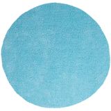 DEMRE - Shaggy vloerkleed - Blauw - 140 cm - Polyester