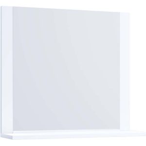 VCB10 Mini spiegelkast , badkamerspiegel met 1 plank wit.