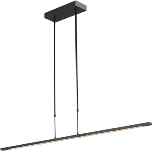 Masterlight Hanglamp Real 2 LED 130 cm zwart nikkel