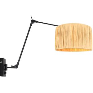 Steinhauer wandlamp Prestige chic - zwart - - 3795ZW