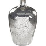 Beliani KACHORI - Bloemenvaas - Zilver - Glas