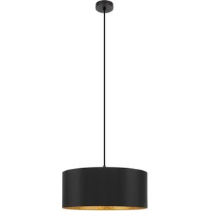 EGLO Zaragoza Hanglamp - E27 - Ø 53 cm - Zwart/Goud