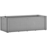 VidaXL Verhoogde Plantenbak met Bewateringssysteem - 100x43x33 cm Grijs