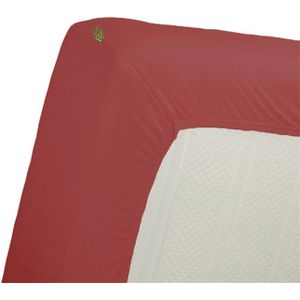 Beddinghouse Dutch Design Jersey Stretch Topper Hoeslaken Rood-Lits-jumeaux (180x200/220 cm)