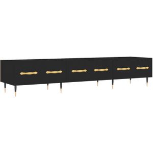 vidaXL-Tv-meubel-150x36x30-cm-bewerkt-hout-zwart