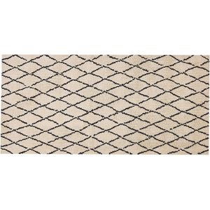 MIDYAT - Laagpolig vloerkleed - Beige - 80 x 150 cm - Polyester