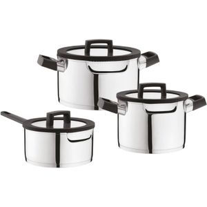 Essentials 6-delige kookpottenset Uqonic Downdraft - Métal -