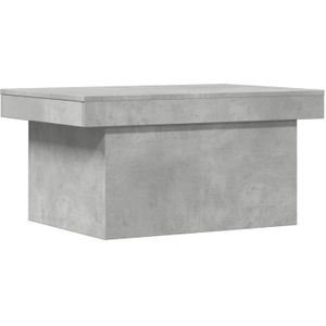 vidaXL Salontafel 80x55x40 cm bewerkt hout betongrijs