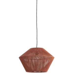 Light & Living - Hanglamp FUGIA - Ø50x33.5cm - Rood